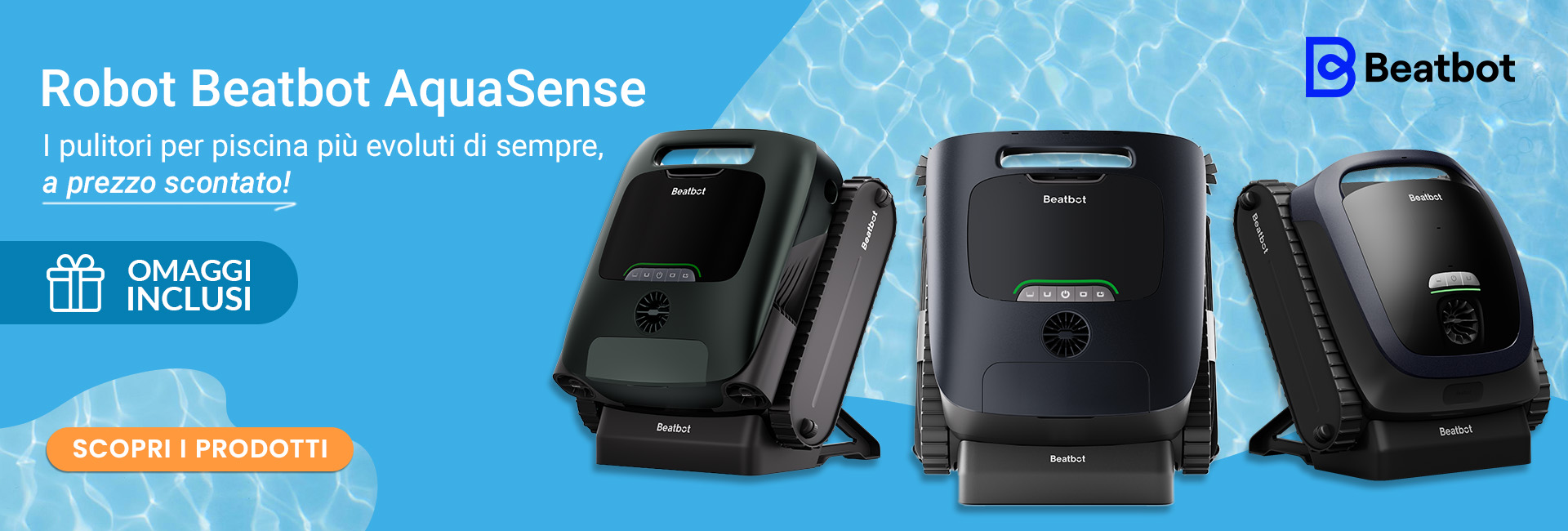 Promozione Robot pulitori piscina Beatbot AquaSense in promozione 